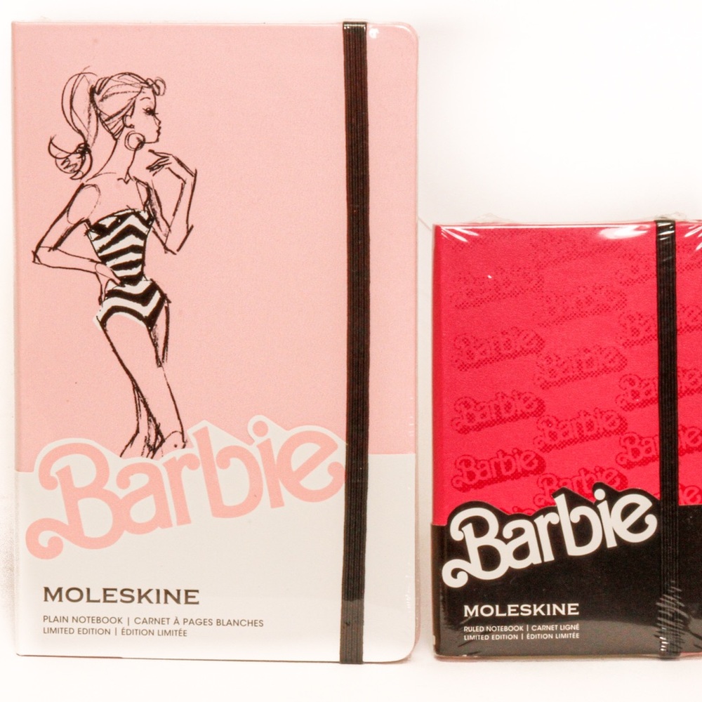 Moleskine Limited Edition Barbie 2 pc notebook set